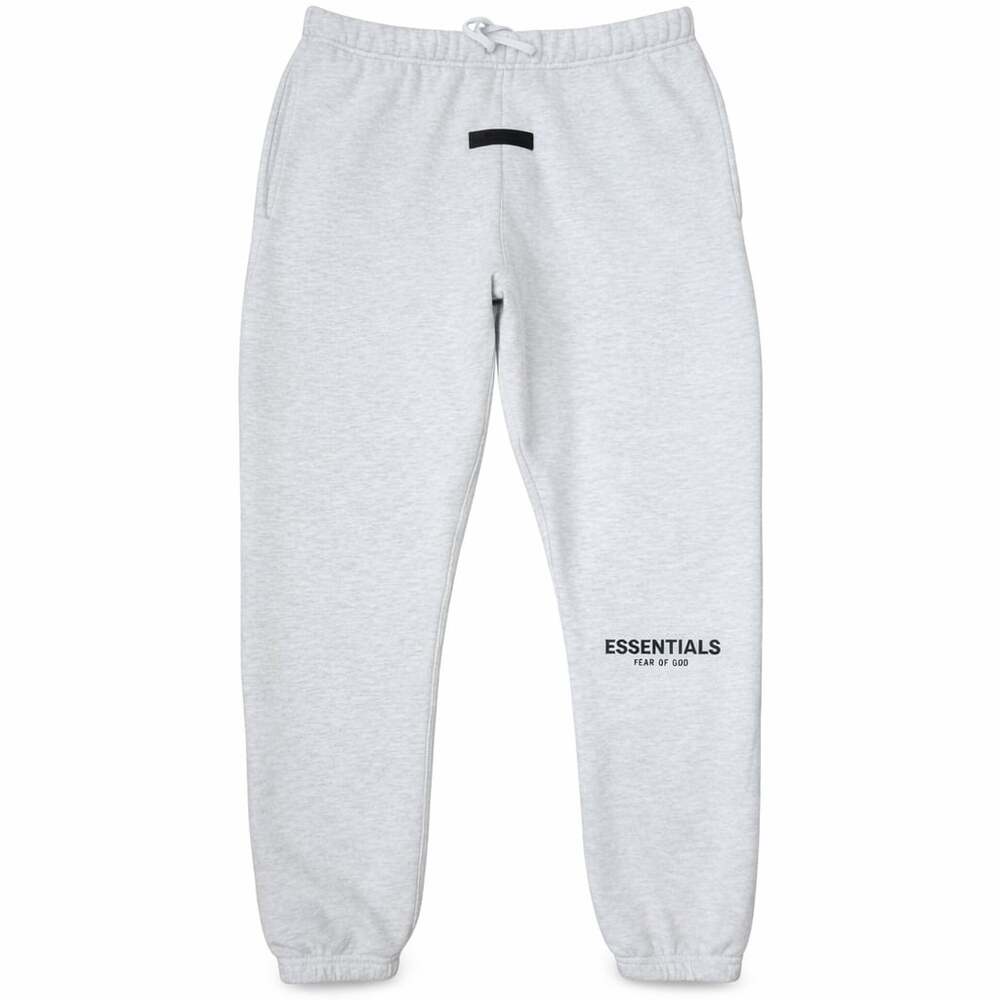 Fear of God Essentials Light Heather Grey Fleece Sweatpants Size M